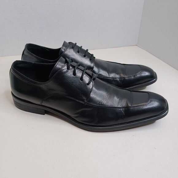 Via Spiga Thaman Men\'s Dress Shoes size 8M Oxford Black Leather main image 4